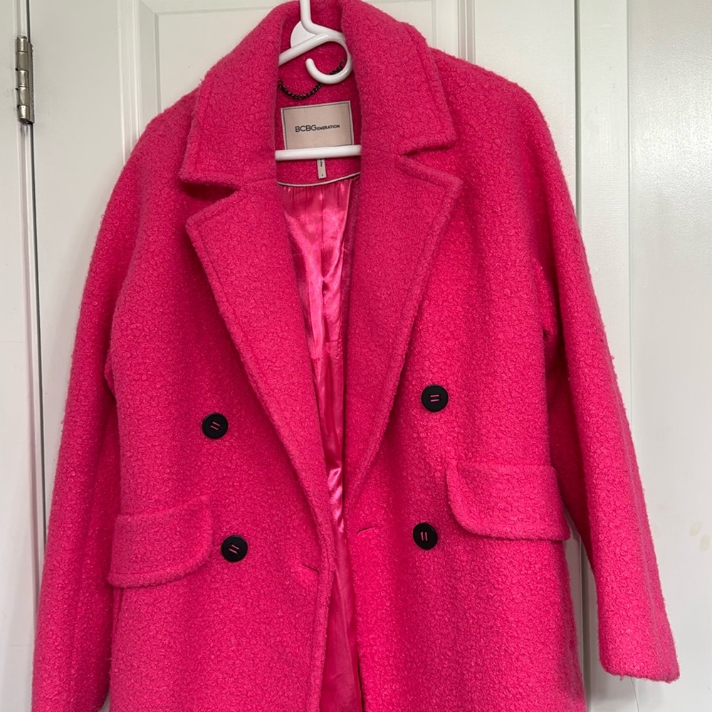 BCBGeneration fushia coat